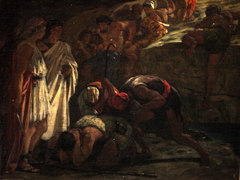 Historical scene by Henri Regnault