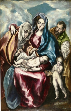 Holy Family with Saints by El Greco