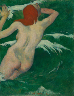 In the Waves (Dans les Vagues) by Paul Gauguin