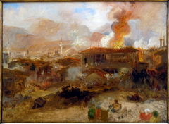 Incendie de Constantinople by J. M. W. Turner