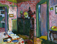 Interieur (Mein Esszimmer) by Wassily Kandinsky