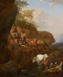 Italian Landscape by Johann Heinrich Roos