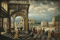 Italian Palace by Hendrik van Steenwijk II