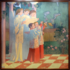 L'exaltation de la sainte Croix et la glorification du sacrifice de la messe by Maurice Denis