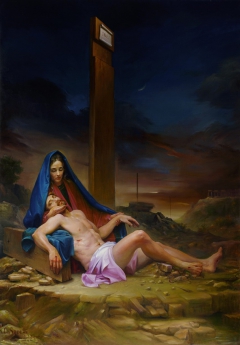 LA DEPOSIZIONE / THE DEPOSITION by Claudio Sacchi