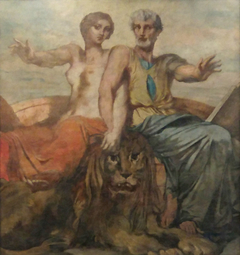 La Force et l'Ordre by Théodore Chassériau