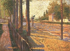 La route de Pontoise by Paul Signac