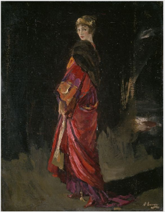 Lady Lavery in an Evening Cloak by John Lavery