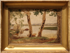 Lake Lyngby by Christoffer Wilhelm Eckersberg