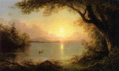 Landscape in the Adirondacks by Frederic Edwin Church