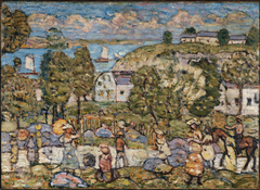 Landscape Near Nahant by Maurice Prendergast