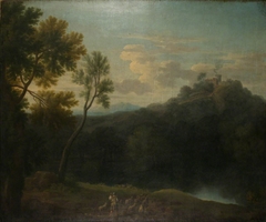 Landscape with a Shepherd by Anonymous