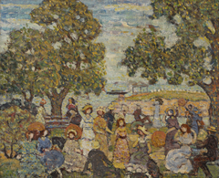 Landscape with Figures by Maurice Prendergast