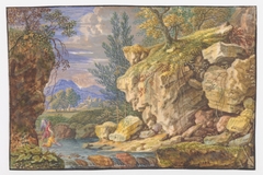 Landscape with Tobias and the Angel by Felix Meyer