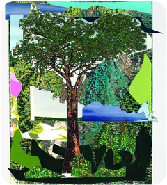 Landscape with Tree by Mickalene Thomas