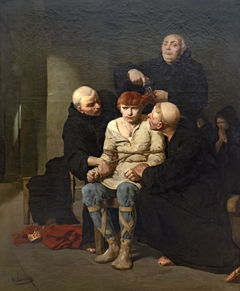 Le dernier des Mérovingiens by Évariste Vital Luminais