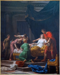 Le Dévouement de Porcia, femme de Junius Brutus by Nicolas Bernard Lépicié