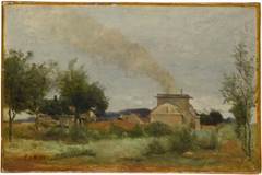 Le four à briques by Jean-Baptiste-Camille Corot