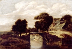 Le petit pont by Gillis Rombouts