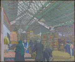 Leeds Market by Harold Gilman