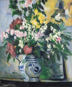 Les Deux Vases de fleurs by Paul Cézanne