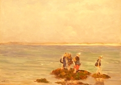 Les pataugeuses by Joseph-Félix Bouchor