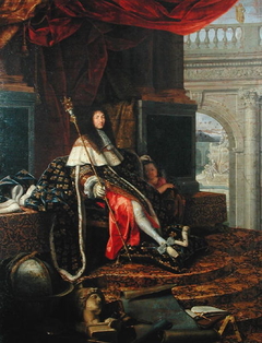 Louis XIV protecteur de l'Académie by Henri Testelin