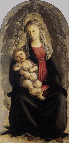 Madonna in Glory with Seraphim by Sandro Botticelli