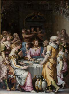 Marriage at Cana by Giorgio Vasari and Gherardi Christofano