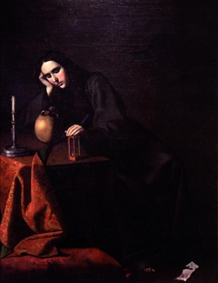 Mary Magdalene in Meditation by Francisco de Zurbarán