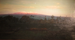 Mauna Kea from Wailoa River at Sunrise, Hilo by D. Howard Hitchcock