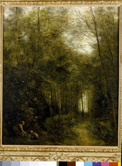 Montfermeuil, the Brook in the Wood by Jean-Baptiste-Camille Corot