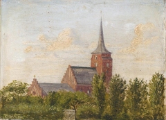 Nakskov Church by Christen Købke