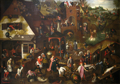 Netherlandish Proverbs by Pieter Breughel the Younger