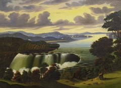 Niagara Falls Viewed from Goat Island by Thomas Chambers