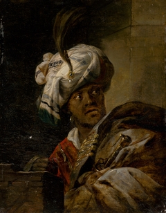 Oriental in a Turban by Aert Jansz Marienhof