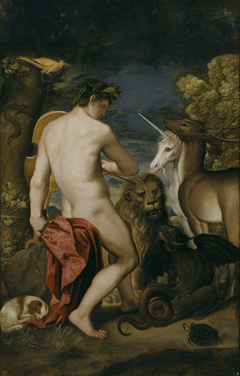 Orpheus Enchanting the Animals by Alessandro Varotari