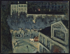 Paris Boulevard at Night by Pierre Bonnard