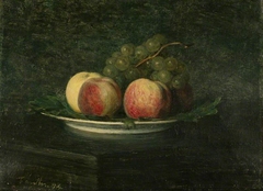 Peaches and Grapes by Henri Fantin-Latour