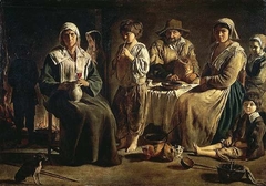 Peasant Family in an Interior by Louis Le Nain