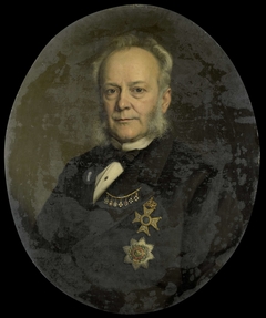 Pieter Mijer (1812-81). Gouverneur-generaal van Nederlands Oost Indië by Johan Heinrich Neuman