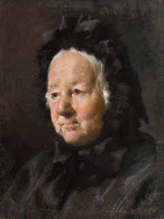 Portait of Pastor Tidemand's Wife by Frans Schwartz