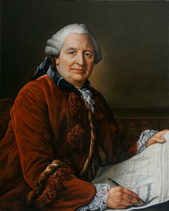 Portrait de Henri Louis Duhamel du Monceau by François-Hubert Drouais