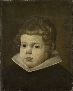 Portrait of a Boy about three years old, possibly Prince Balthasar Carlos, Son of the Spanish King Philip IV by Unknown Artist