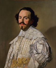 Portrait of a Gentleman in White by Frans Hals