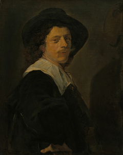 Portrait of an artist by Follower of Frans Hals