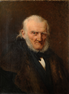 Portrait of Artist August Hagen by Julie Wilhelmine Hagen-Schwarz