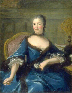 Portrait of Gabrielle Émilie Le Tonnelier de Breteuil, marquise du Châtelet by Marianne Loir