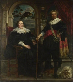 Portrait of Govaert van Surpele (?) and his Wife by Jacob Jordaens