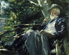 Portrait of Holger Drachmann by Peder Severin Krøyer